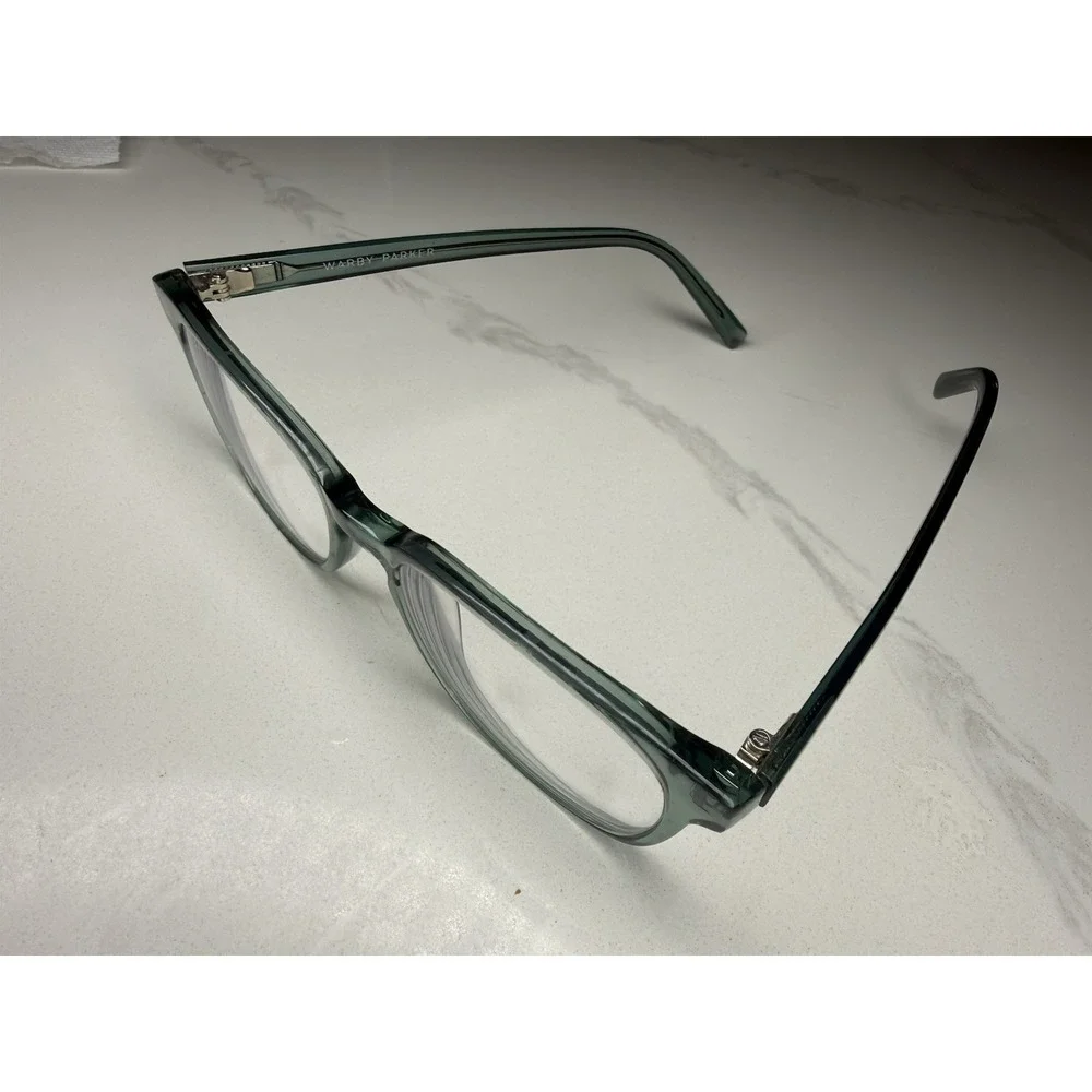 Warby Parker Hemmings Eyeglasses Womens Blue Green Hemmings-W 53-18-145 53mm